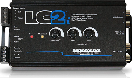 audiocontrol lc2i line converter jeep jk