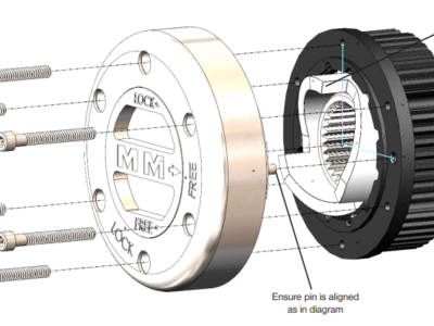 Mile Marker 449ss locking hub diagram
