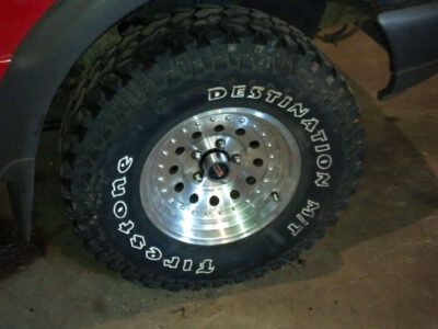 Ford Ranger Locking hubs installed
