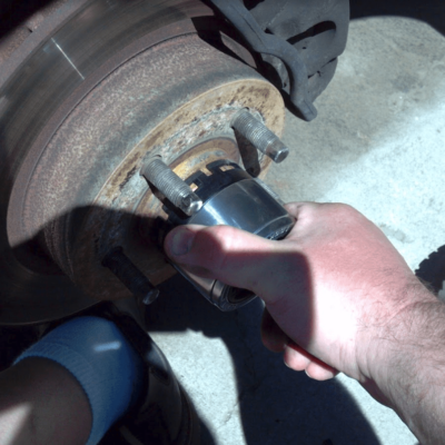 Mazda & Ford Ranger locking hub install picture