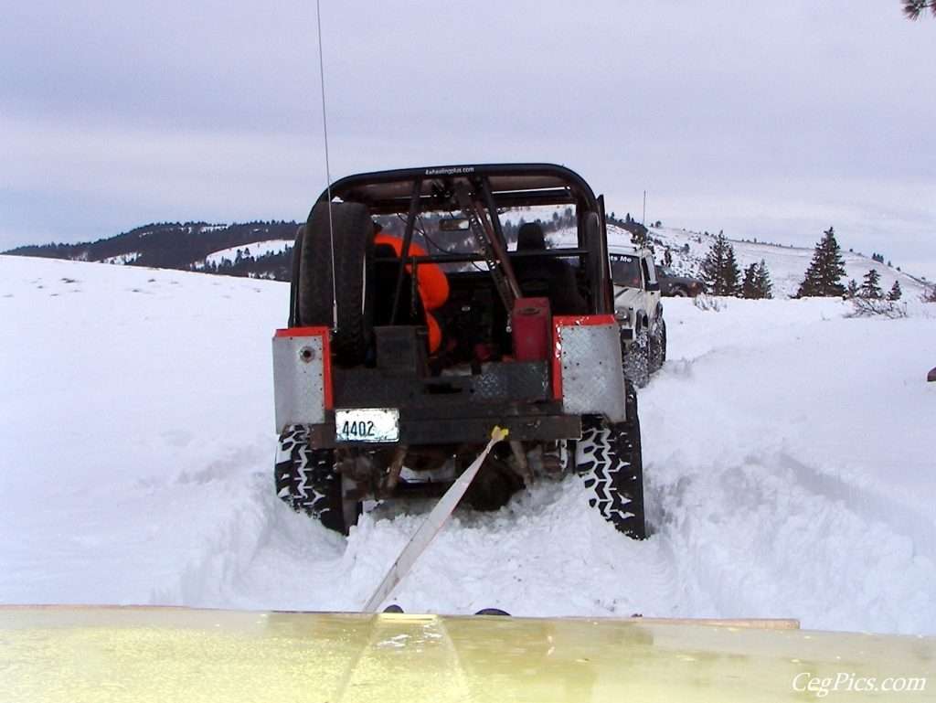 fj40 towing snow